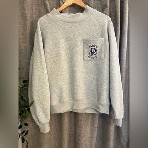 PARKE X AUREUM Collab Varsity Mockneck Sweatshirt